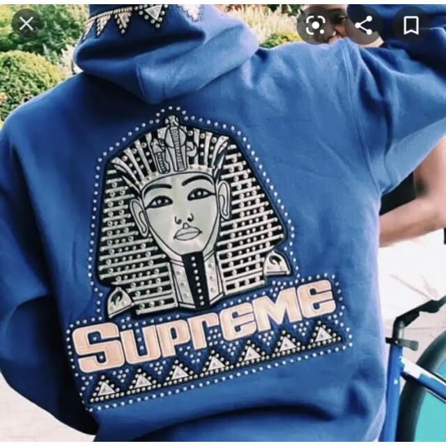 メンズ Supreme - Supreme PharaohStudded Hooded Sweatshirtの通販 by ...