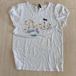 ポンポネット(pom ponette)の袖レース切り替えカットソー(Tシャツ/カットソー)