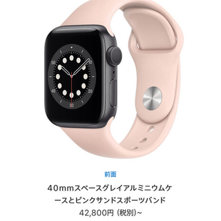 アップル(Apple)の(yoshizz様用)Apple Watch6(その他)