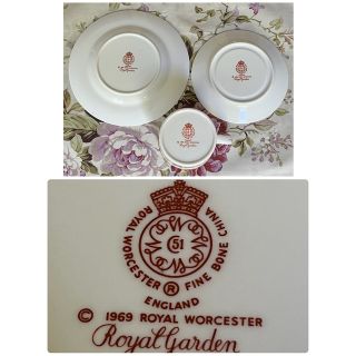 Royal Worcester - 【レア美品】ロイヤルウースター☆ロイヤルガーデン