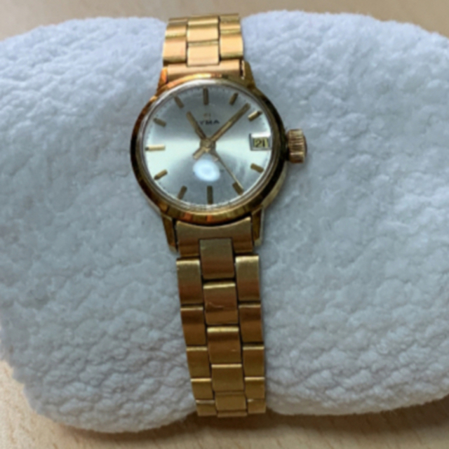 ファッション小物レディース腕時計　シーマ　自動巻　金張　アンティーク