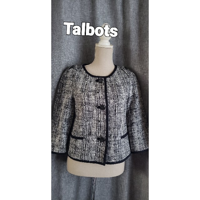 TALBOTS(タルボット)の未使用品レベル　Talbots　可愛い春夏ジャケット レディースのジャケット/アウター(ノーカラージャケット)の商品写真