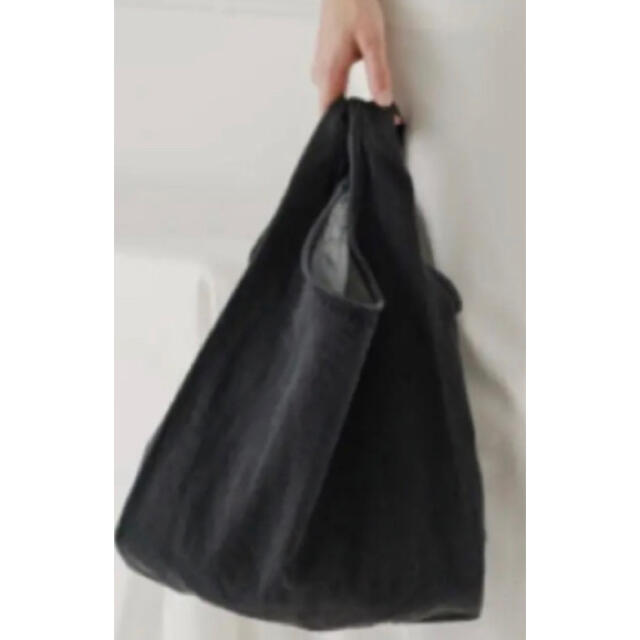 専用ページです。baggu レア　デニム　バック　黒　ブラック　 レディースのバッグ(エコバッグ)の商品写真
