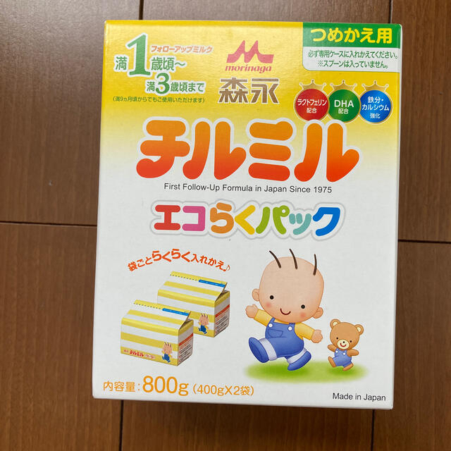 森永乳業(モリナガニュウギョウ)のチルミル　エコラクパック詰め替え用 キッズ/ベビー/マタニティの授乳/お食事用品(その他)の商品写真