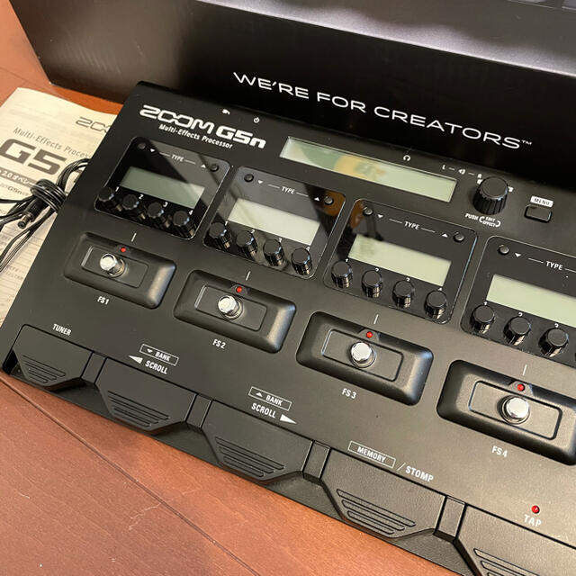ZOOM G5n マルチエフェクター 元箱付き ZOOM G5n マルチエフェクター 元箱付き