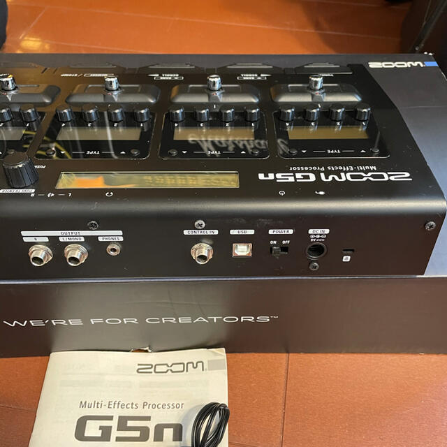 ZOOM G5n マルチエフェクター 元箱付き ZOOM G5n マルチエフェクター 元箱付き