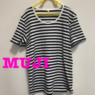 ムジルシリョウヒン(MUJI (無印良品))の無印良品　ボーダー半袖Tシャツ(Tシャツ(半袖/袖なし))