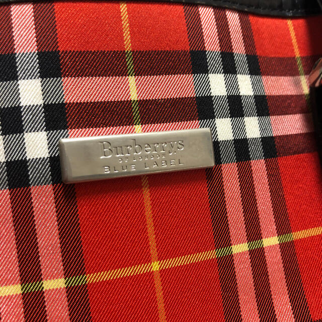 BURBERRY BLUE LABEL(バーバリーブルーレーベル)のバーバリー　ノバチェック　バケツ型　トートバッグ ハンドメイドのファッション小物(バッグ)の商品写真