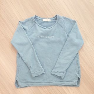 ザラキッズ(ZARA KIDS)のZARA トレーナー カットソー ブルー 130cm(Tシャツ/カットソー)