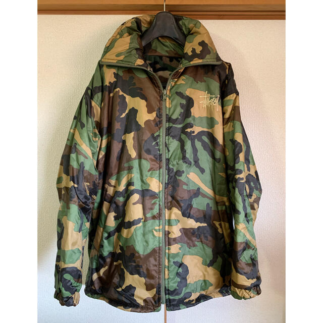 STUSSY - ステューシー リバーシブル迷彩 ハーフコートジャケットの