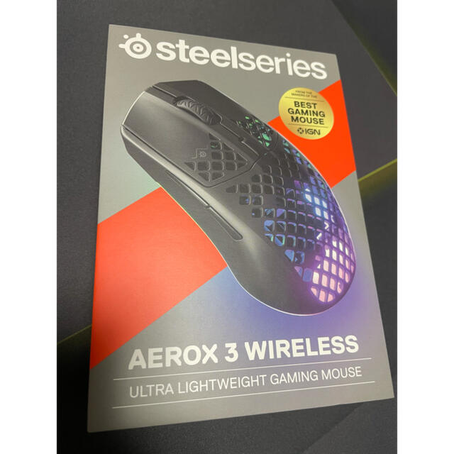 steelseries aerox3 wirelessスマホ/家電/カメラ