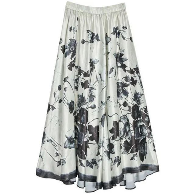 Ameri VINTAGE ADELE FLARE INFLATE SKIRTロングスカート