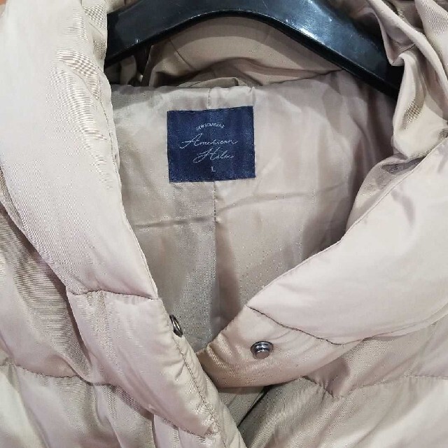 アメリカンホリック 中綿コート L ベージュ レディースのジャケット/アウター(ロングコート)の商品写真