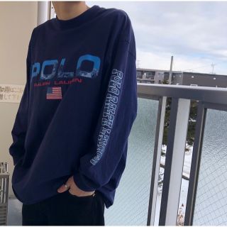 ポロラルフローレン(POLO RALPH LAUREN)の【古着】希少 vintage POLO Ralph Lauren ロングTシャツ(Tシャツ/カットソー(七分/長袖))