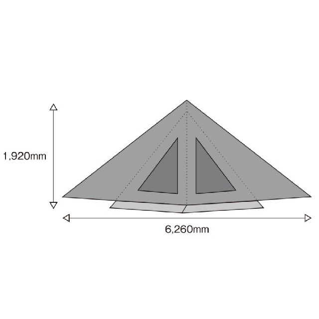 circus(サーカス)のtent-Mark DESIGNS サーカスTC DX専用窓付きフロントフラップ スポーツ/アウトドアのアウトドア(テント/タープ)の商品写真