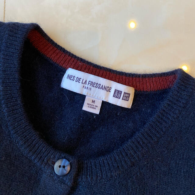 UNIQLO(ユニクロ)の美品＊ユニクロ＊INES DE LA FRESSANGE カシミヤ カーディガン レディースのトップス(カーディガン)の商品写真