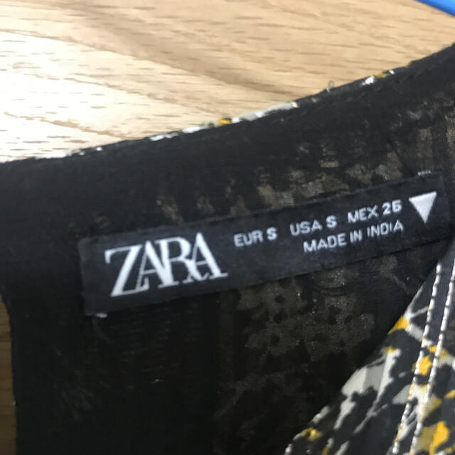 ZARA(ザラ)のZARA  シフォン　ワンピース レディースのワンピース(ロングワンピース/マキシワンピース)の商品写真