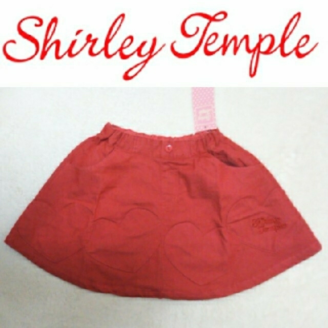 Shirley Temple(シャーリーテンプル)の新品　Shirley Temple スカート　ハート キッズ/ベビー/マタニティのキッズ服女の子用(90cm~)(スカート)の商品写真