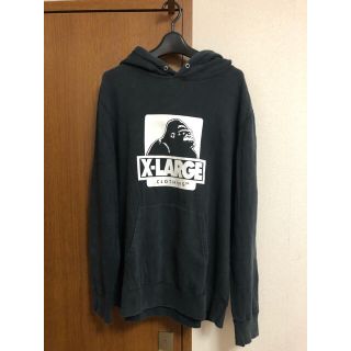 エクストララージ(XLARGE)のXLARGE ゴリラ パーカー 黒(パーカー)