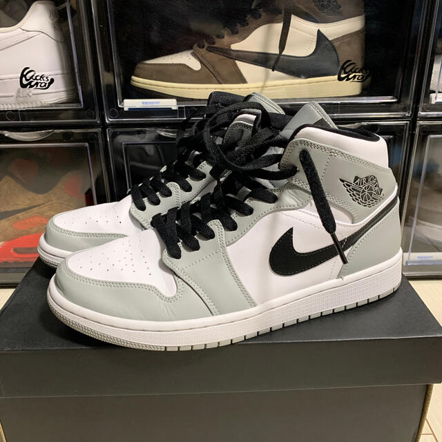 air jordan 1 mid smokey grey 27.5