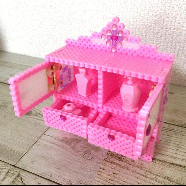 rady♡様専用💖ミニチュア家具〜姫系チェスト(ピンク)〜💖 ハンドメイドのハンドメイド その他(その他)の商品写真