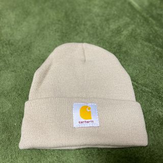 カーハート(carhartt)の新品！！カーハートニット帽　べージュ(ニット帽/ビーニー)