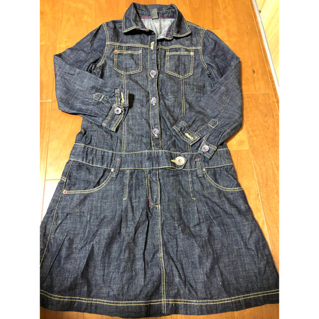 ZARA KIDS(ザラキッズ)のワンピース　チュニック　デニム　150 ZARA キッズ/ベビー/マタニティのキッズ服女の子用(90cm~)(ワンピース)の商品写真