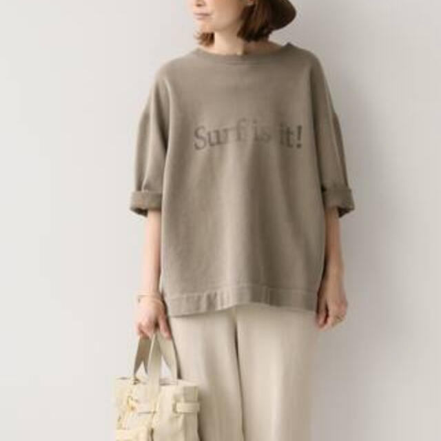 Deuxieme Classe スウェット ロゴTシャツ