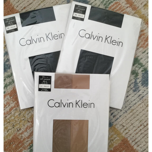 Calvin Klein(カルバンクライン)のカルバンクライン  ストッキング3足 レディースのレッグウェア(タイツ/ストッキング)の商品写真