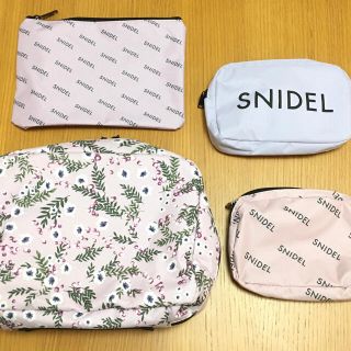 スナイデル(SNIDEL)のSweet付録 SNIDELスナイデル 美女ポーチ４点セット(ポーチ)