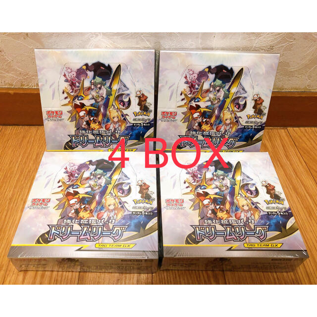 ドリームリーグ シュリンク付き 未開封box 4Box/デッキ/パック