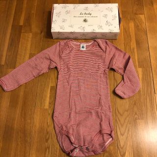 プチバトー(PETIT BATEAU)の新品　プチバトー　肌着　長袖　ボディ(下着)