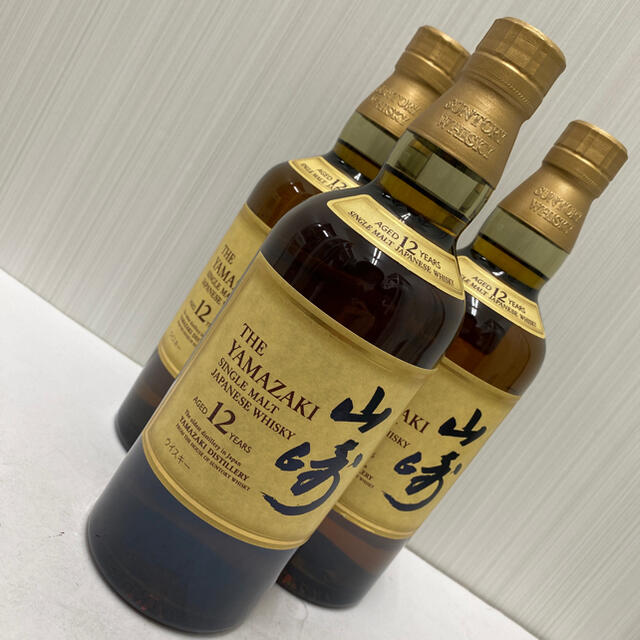 サントリー 山崎12年 700ml 3本セット ​限​定​販​売​ 食品/飲料/酒 ...