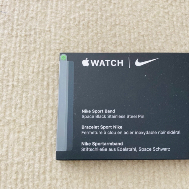 Apple Watch(アップルウォッチ)の【未開封】純正Apple Watch Nike スポーツバンド 44mm メンズの時計(ラバーベルト)の商品写真