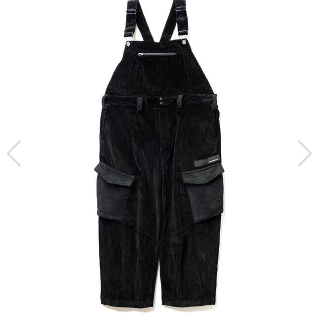 TightBooth CORD OVERALL ブラック　サイズM タイトブース メンズのパンツ(ワークパンツ/カーゴパンツ)の商品写真