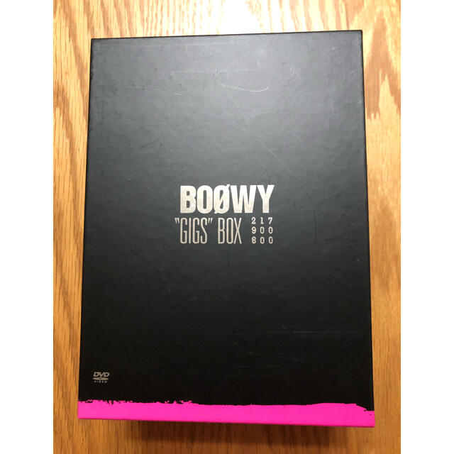 BOOWY DVD     GIGS BOX