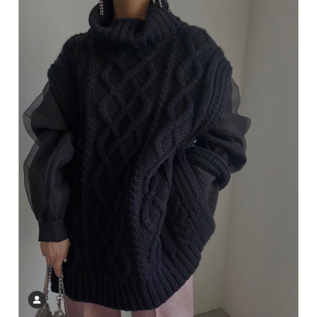 Ameri VINTAGE(アメリヴィンテージ)のUNDRESSED COTTON CANDY SLEEVE KNIT レディースのトップス(ニット/セーター)の商品写真