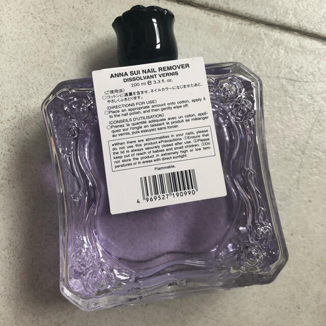 ANNA SUI(アナスイ)のANNA SUI ネイルカラーリムーバー　新品ね コスメ/美容のネイル(除光液)の商品写真