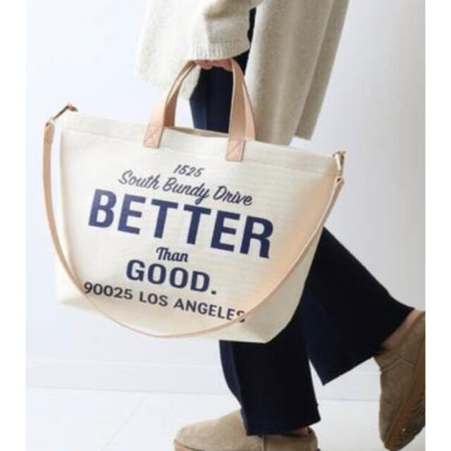 BETTER THAN GOODストラップ付きロゴトートBAG新品タグ付き❤️バッグ