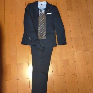 新品　ワルツビームス　セレモニースーツ　卒業式　男児　140サイズ　紺　③