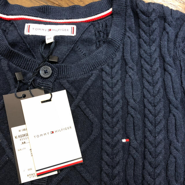 TOMMY HILFIGER(トミーヒルフィガー)のトミーヒルフィガー　ケーブルニット　カーディガン キッズ/ベビー/マタニティのキッズ服女の子用(90cm~)(カーディガン)の商品写真