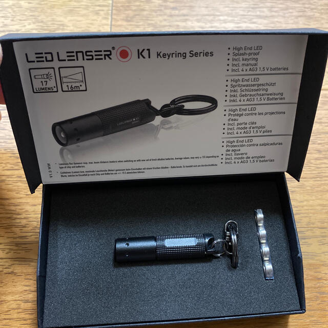 LEDLENSER(レッドレンザー)の新品　LED LENSER K1 スポーツ/アウトドアのアウトドア(ライト/ランタン)の商品写真