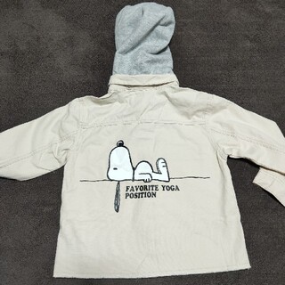 ザラキッズ(ZARA KIDS)の【新品・未使用】ZARA SNOOPYフードジャケット 100cm(ジャケット/上着)