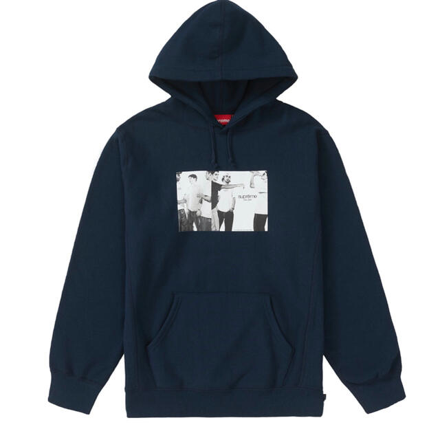 値下げ　supreme classic ad hooded sweatshirt