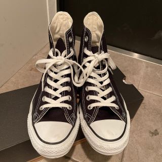 コンバース(CONVERSE)のconverseハイカット黒(スニーカー)