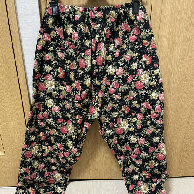 example flower canvas pants(Japan made)