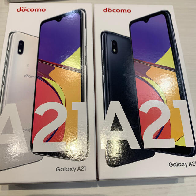 【未使用】2台セット Galaxy A21 SC-42A SIMフリー