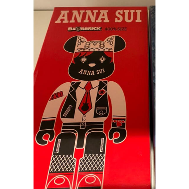 BE@RBRICK ANNA SUI RED&BEIGE　400％