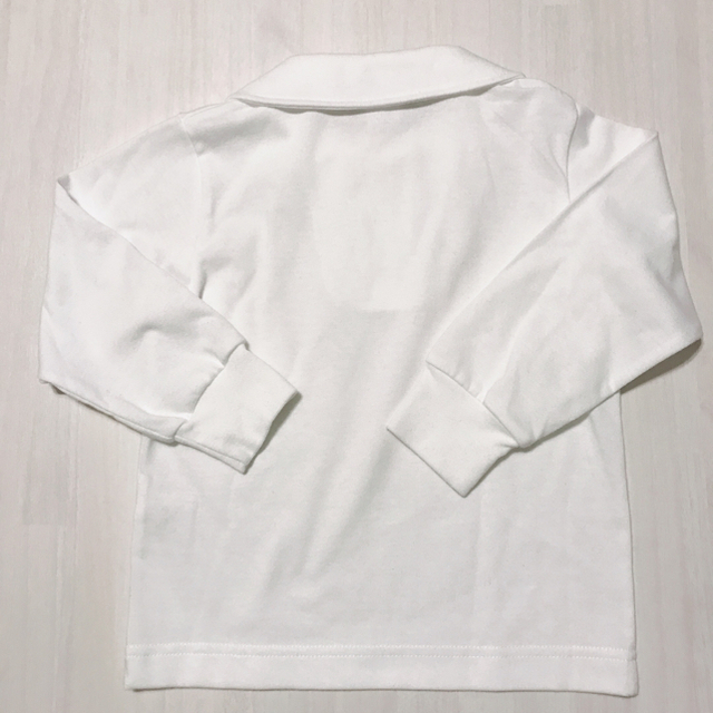 白ブラウス 100cm 【未使用】定価4365円 キッズ/ベビー/マタニティのキッズ服女の子用(90cm~)(ブラウス)の商品写真