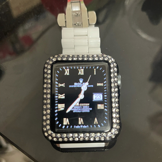 アップルウォッチ(Apple Watch)のカスタムアップルウォッチ series3 GPS 42mm アルミニウムケース(腕時計(デジタル))